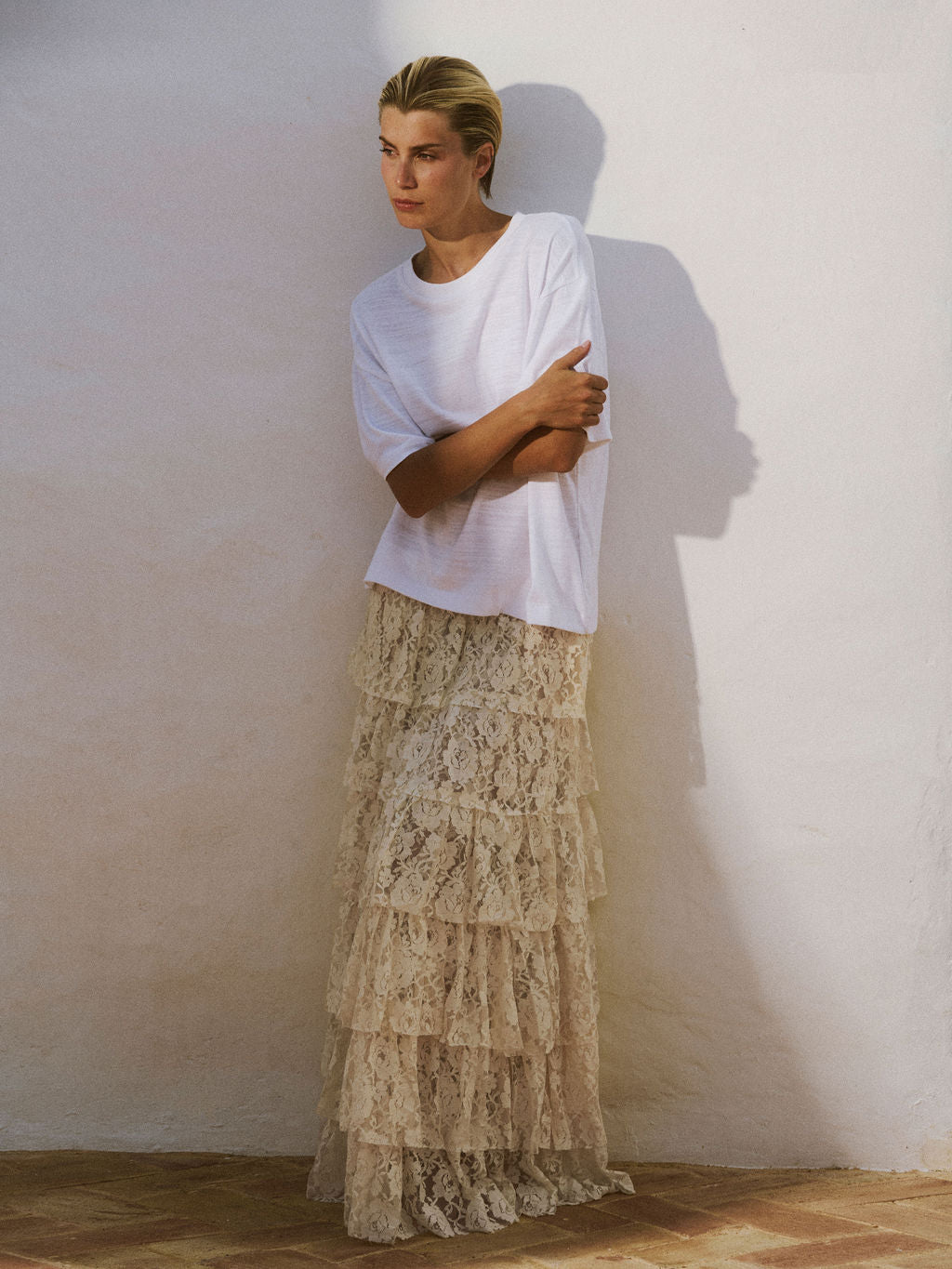 【極美品】 AMERI MODUALL LACE SKIRT セール】MODUALL LACE SKIRT（スカート）｜Ameri（アメリ）の
